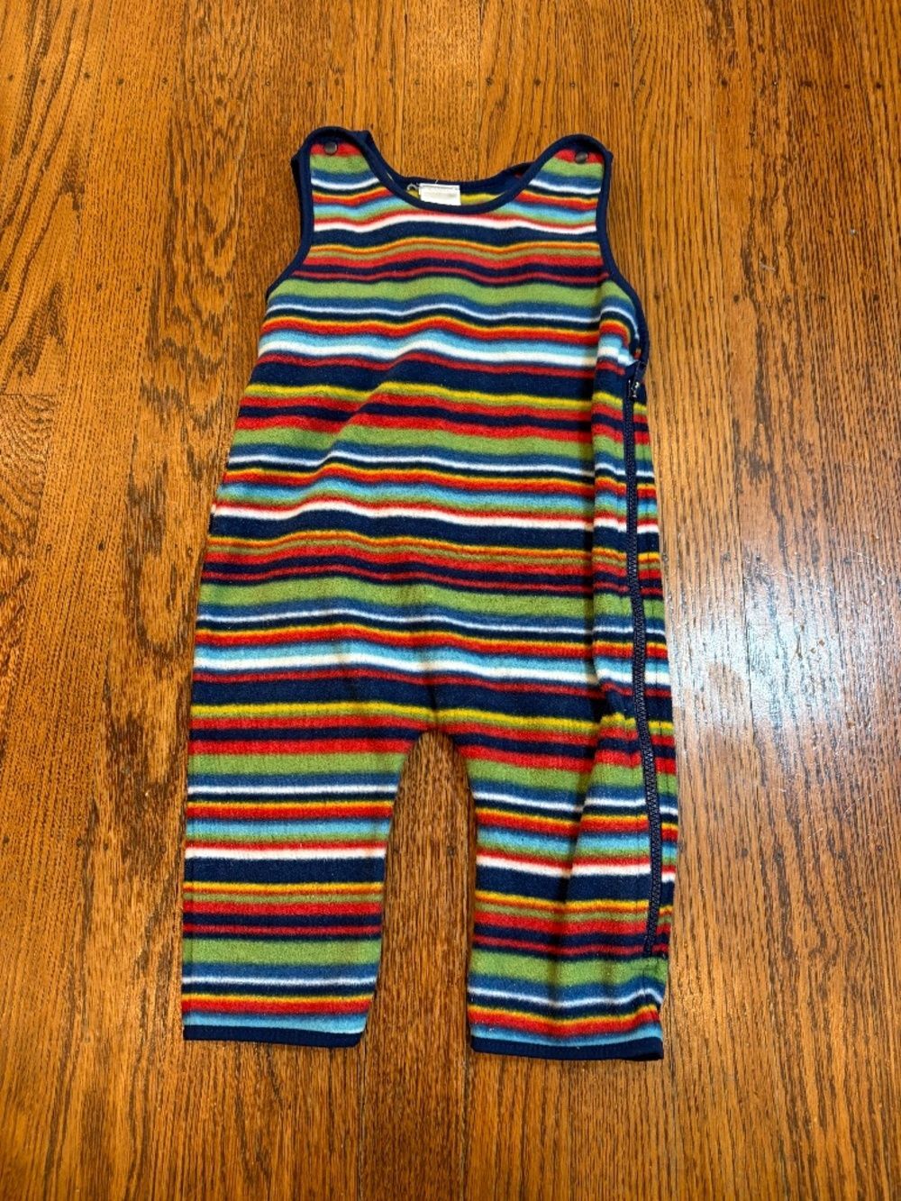 🌈 Gap Baby Rainbow Striped Fleece Overalls | Newborn 🌈